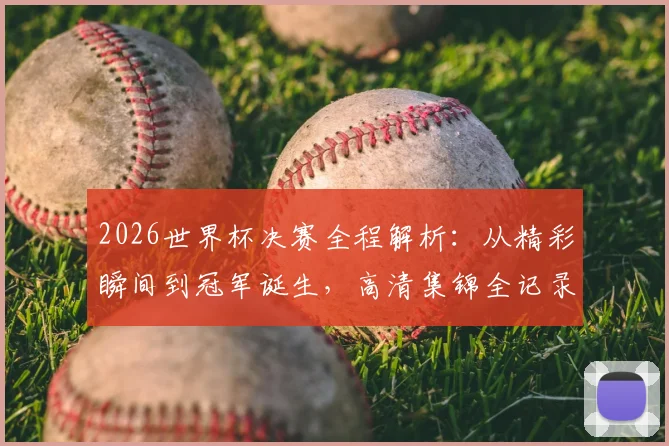 2026世界杯决赛全程解析:从精彩瞬间到冠军诞生,高清集锦全记录